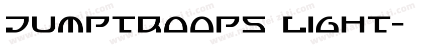 Jumptroops Light字体转换